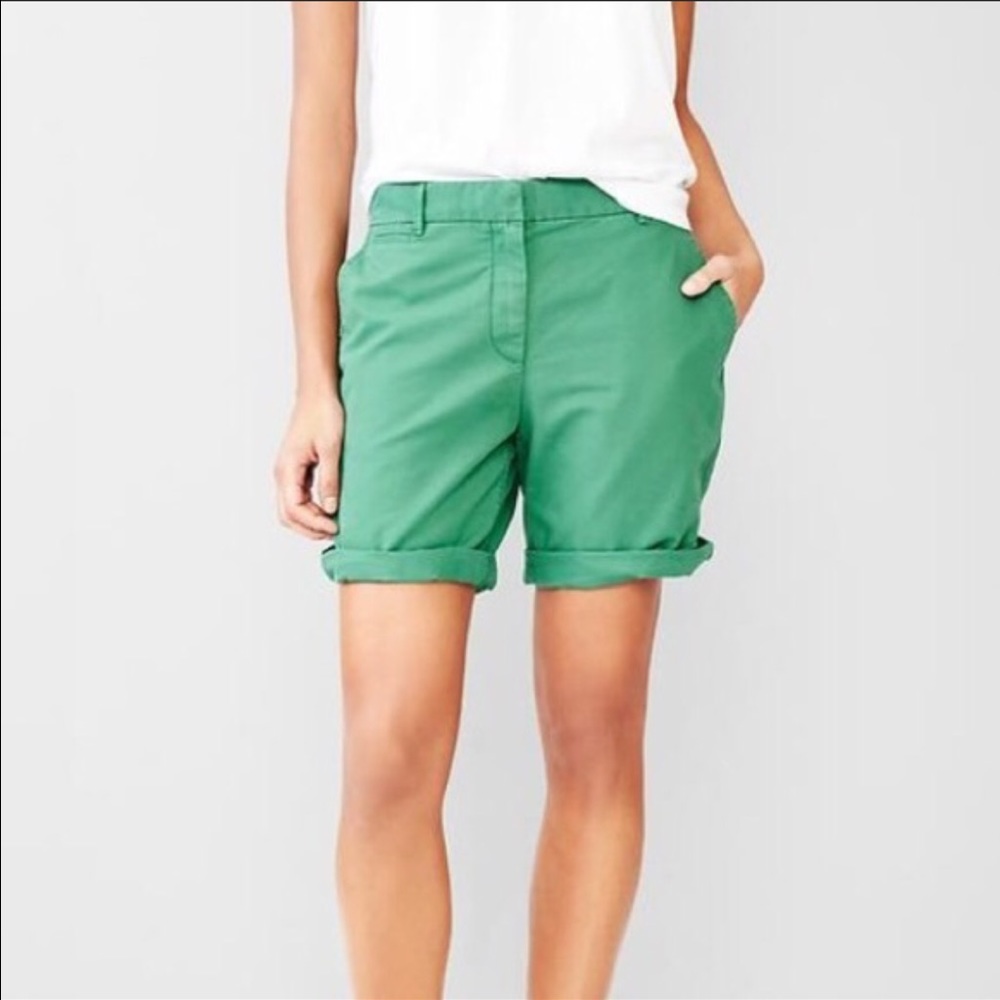 Boyfriend roll up shorts by The Gap