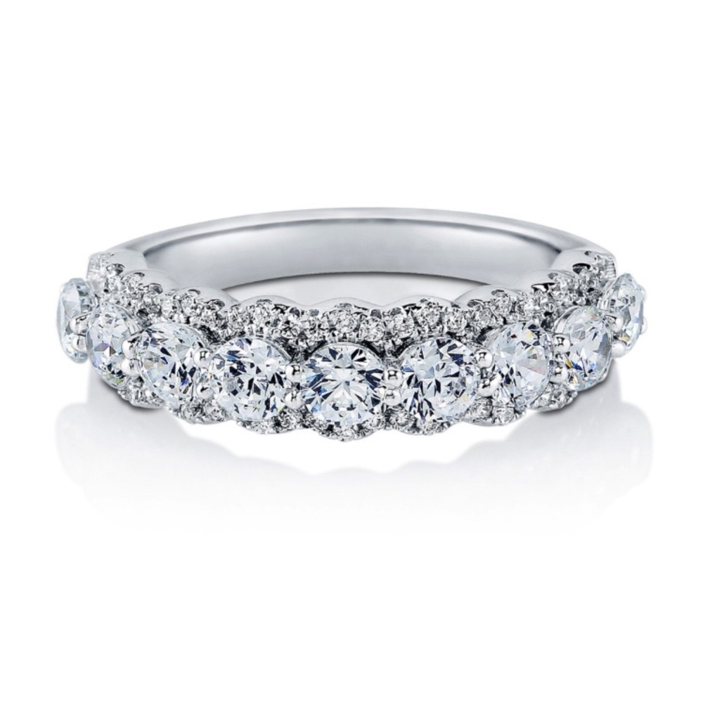 Half eternity wedding band