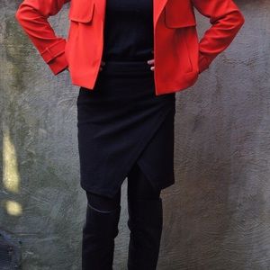 H&M Asymmetric Mini Skirt