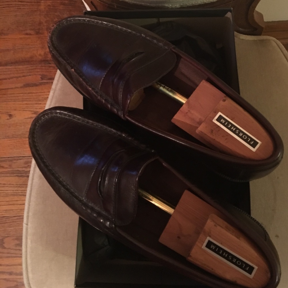 Florsheim loafers.