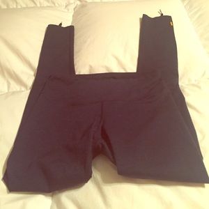 Heathered black and navy Lucy leggings S/P