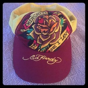 Ed Hardy "Dedicated to the one I love" Cap