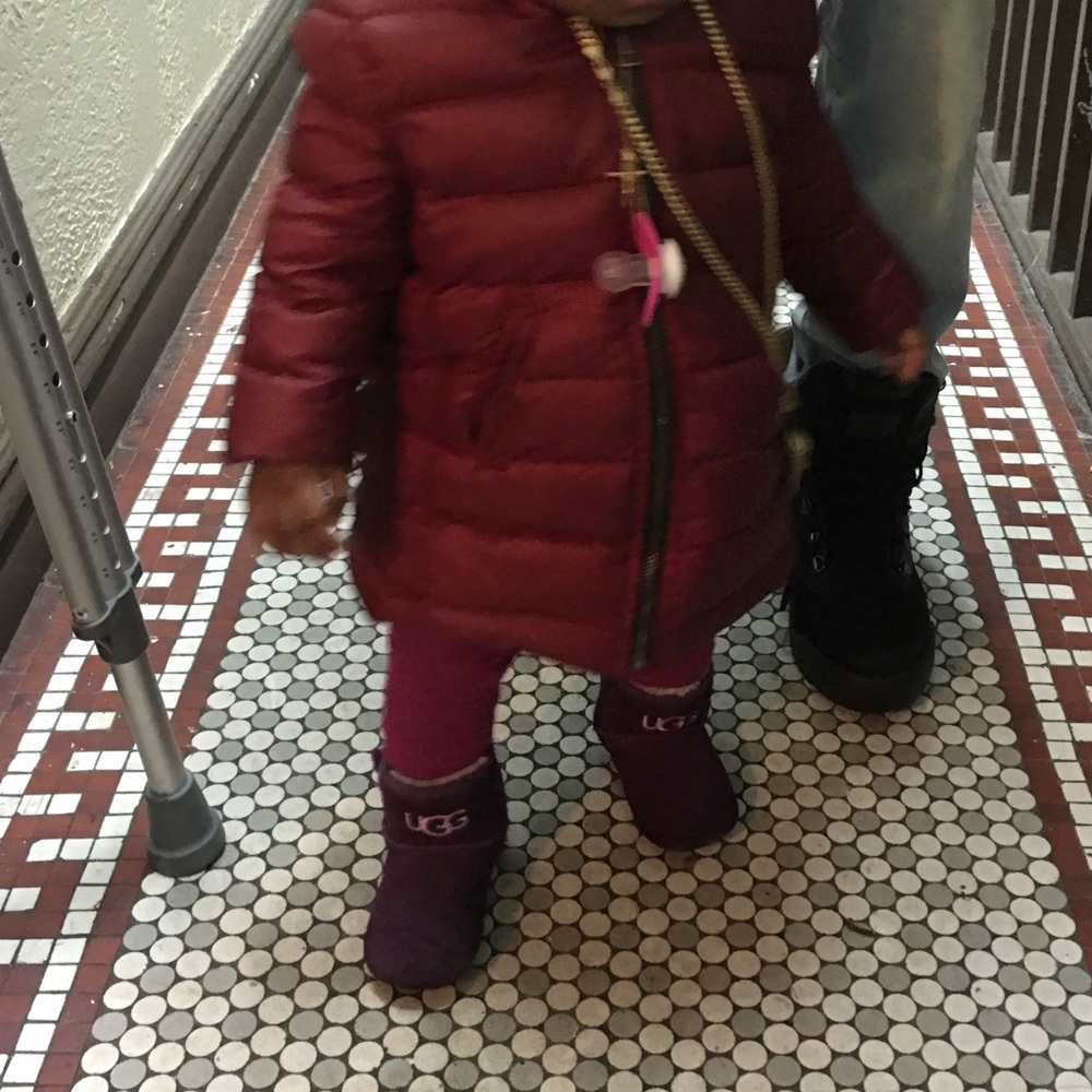 18months Burberry mini Jane puffer coat