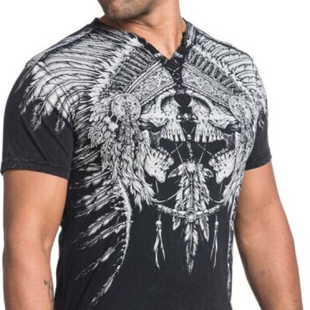 🆕 Affliction Tribal Scream T-shirt made in USA - Picture 3 of 4
