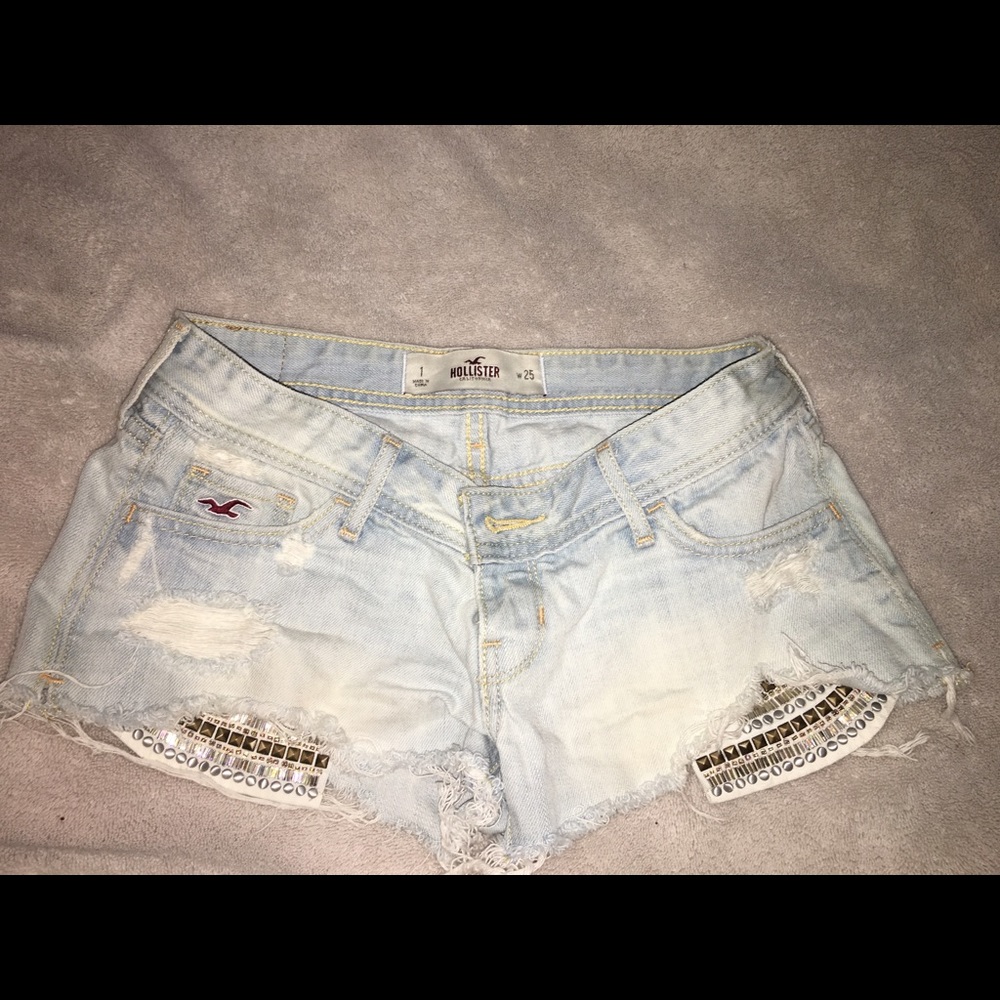 Hollister jean shorts