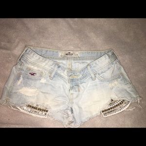 Hollister jean shorts