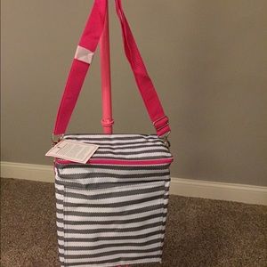 Picnic thermal tote in grey wave