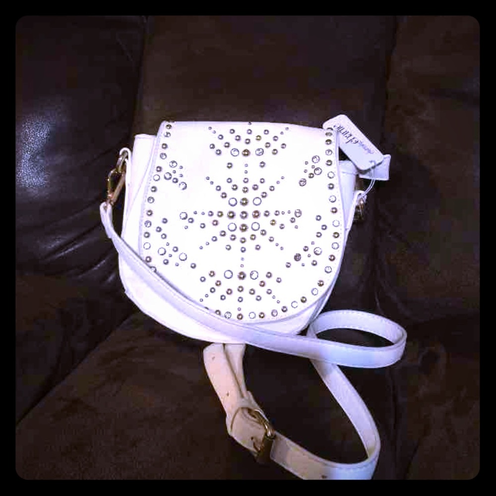 Cross body with rhinestones