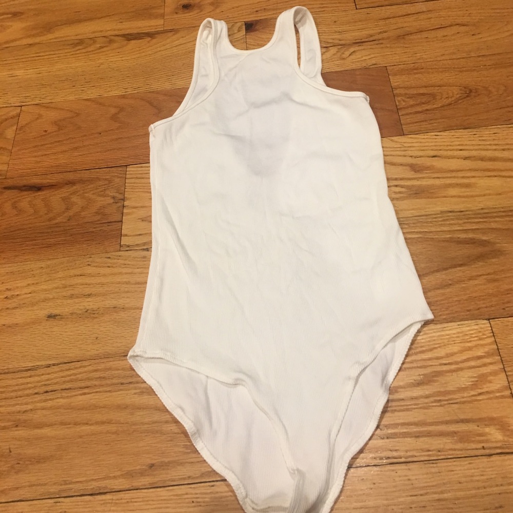 White H&M sleeveless bodysuit