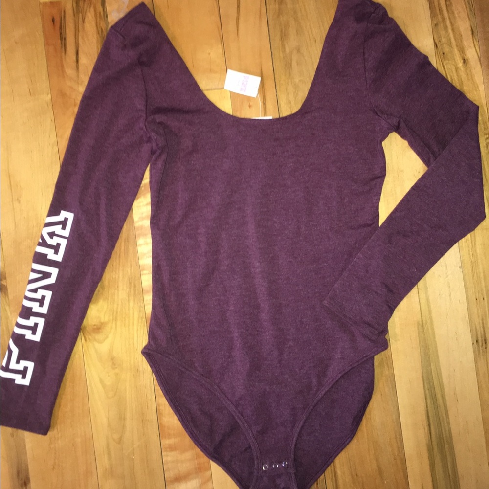 VS PINK long sleeve BODYSUIT