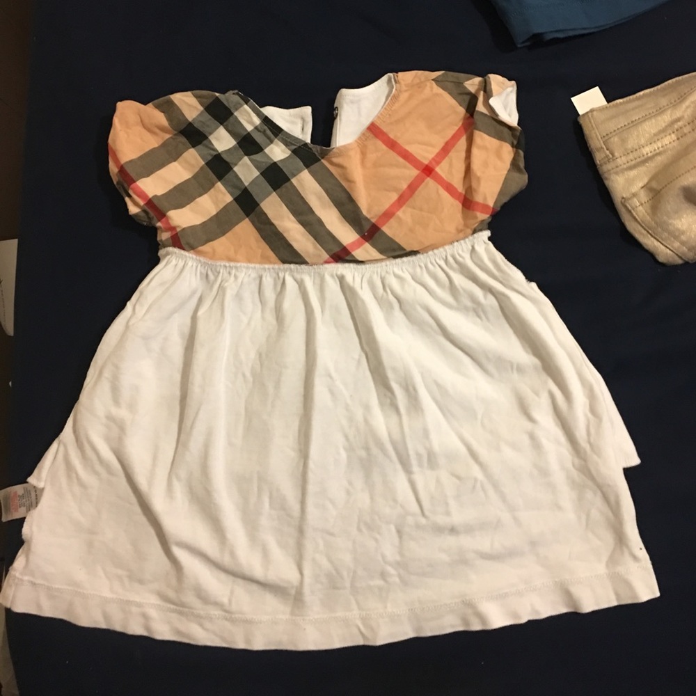 18months Burberry dress white