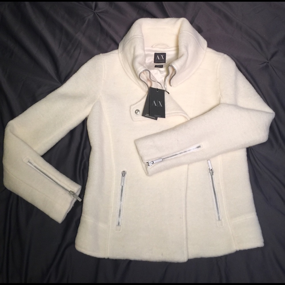 A/X ARMANI EXCHANGE- WOMENS WOOL JACKET - Picture 1 of 7