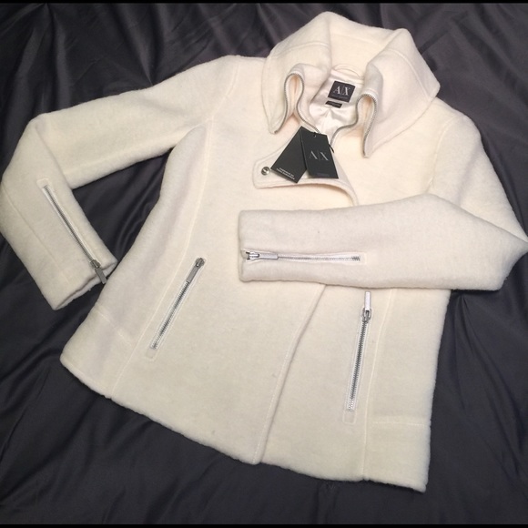 A/X ARMANI EXCHANGE- WOMENS WOOL JACKET - Picture 2 of 7