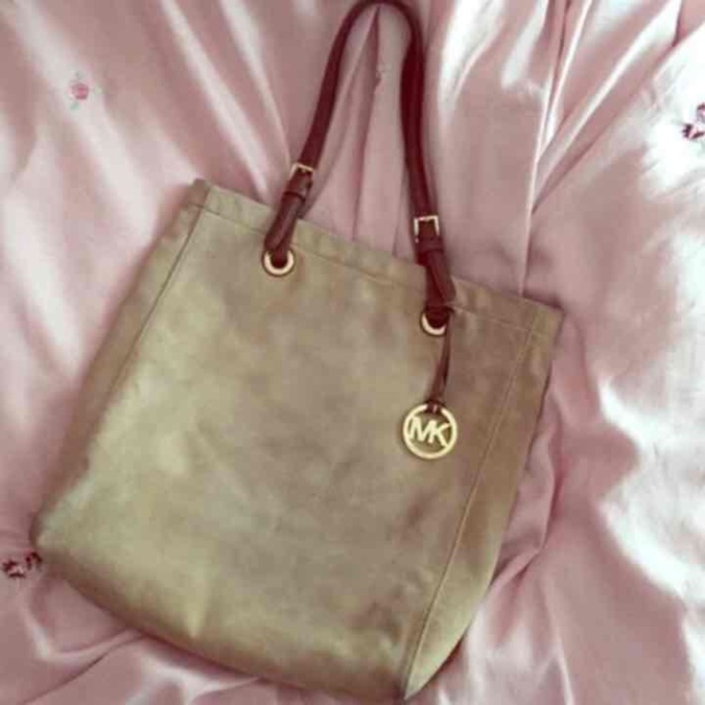 Michael Kors suede bag