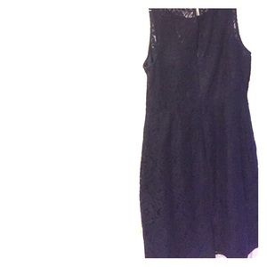 Navy lace dress