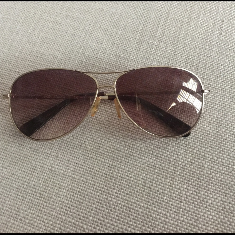 Tory Burch sunglasses.