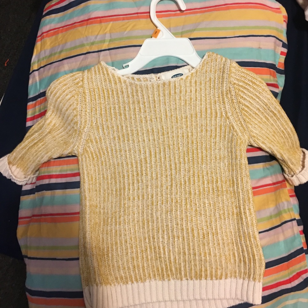 Mustard toddler sweater