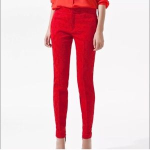 Zara red pants