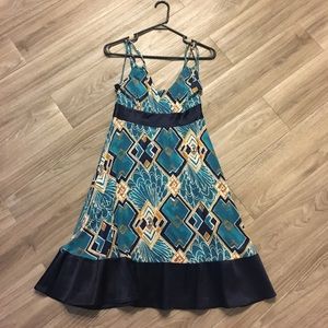 Express Spaghetti Strap Fit/Flare Dress - Size S