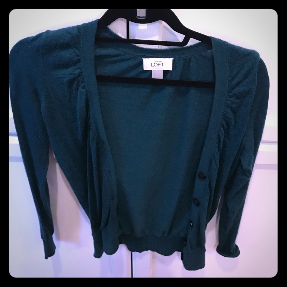 Loft Teal Cardigan