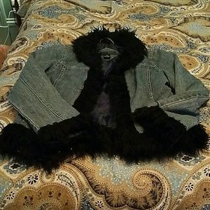 Vintage jean rock star jacket