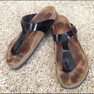 Birkenstock sandals- women's black size 9