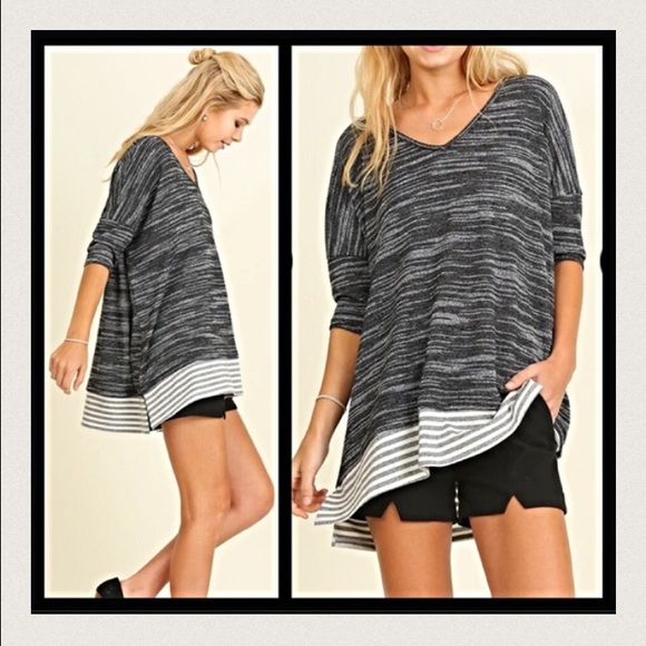 SOLD Oversized Slouchy Marled Light Sweater SM - Picture 2 of 3