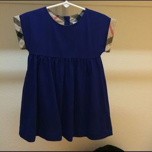 Cobalt blue Burberry dress