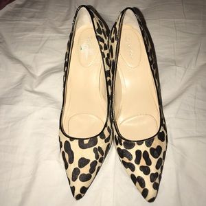 Calvin Klein cheetah print heels