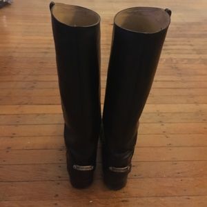 Gentle worn Frye Lindsay Plate Knee high boots