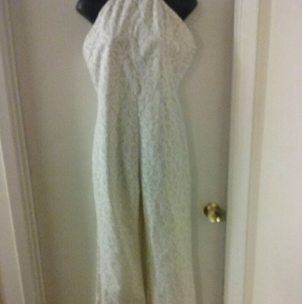 White Lace Jumpsuit