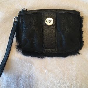 NWT Black Ugg Wristlet