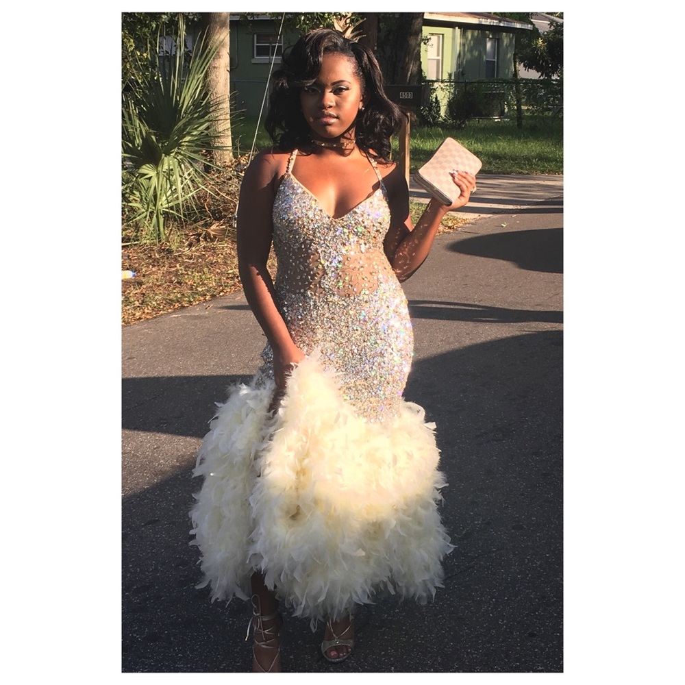 Custom made prom dress