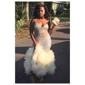 Custom made prom dress