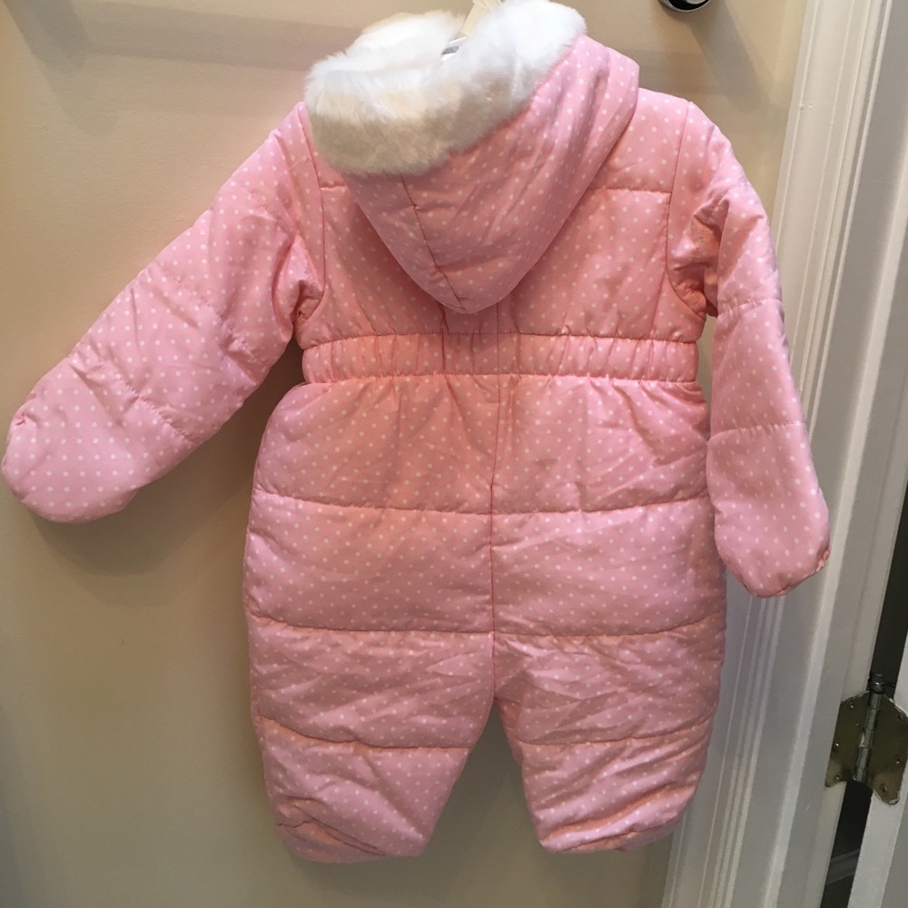 🔴SOLD🔴 Impressions Pink Polka Dot Snowsuit - Picture 2 of 2