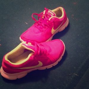 Hot pink nikes !