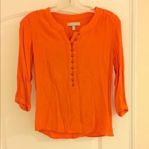 Orange shirt- petite