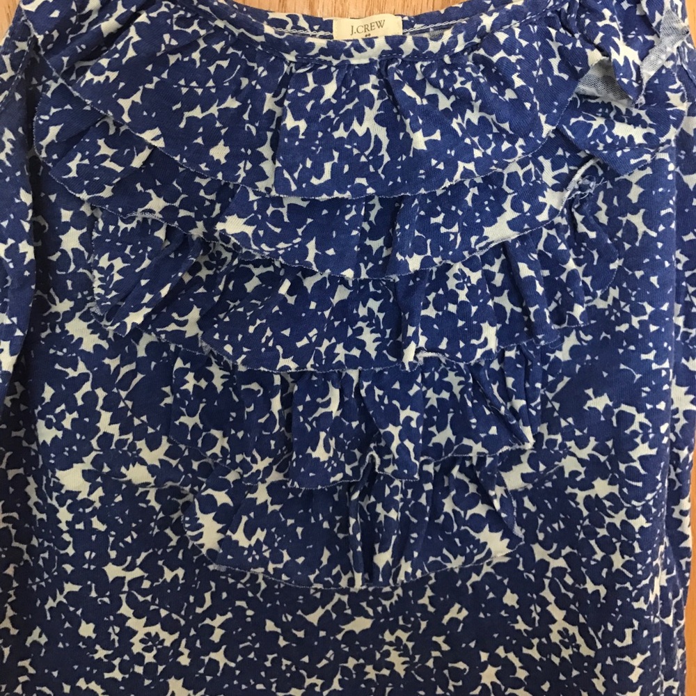 Jcrew Ruffle Tank - Picture 2 of 3