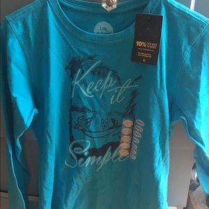 Life is good "Keep it Simple" long sleeve NWT