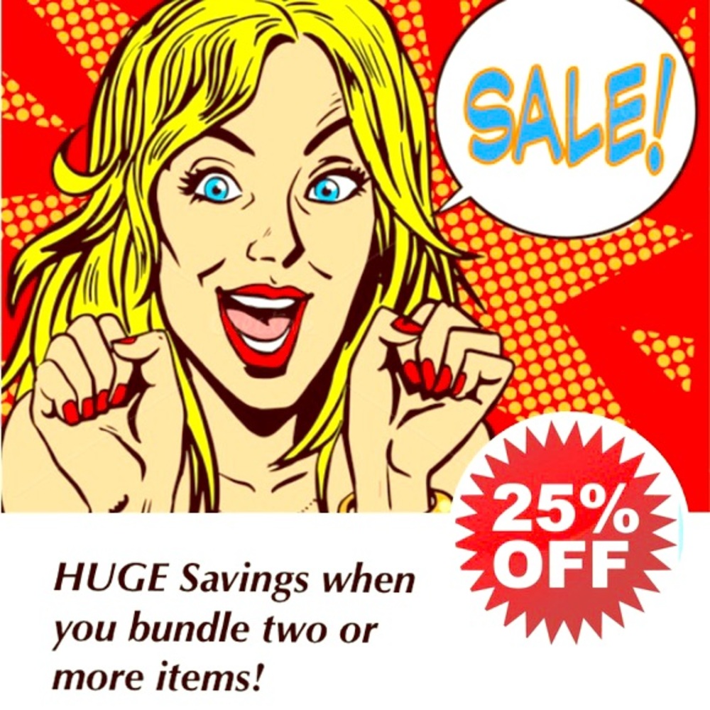 Today only 25% off bundles!!