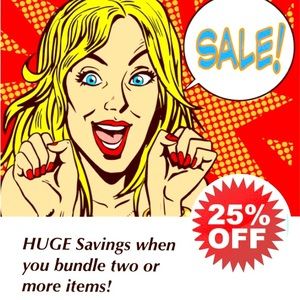 Today only 25% off bundles!!