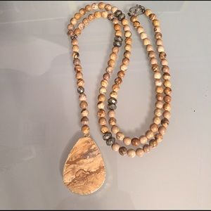 Hand made beaded necklace