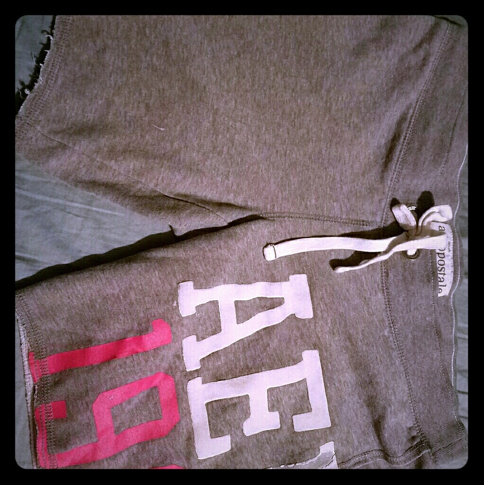 Aeropostle sweatpants shorts