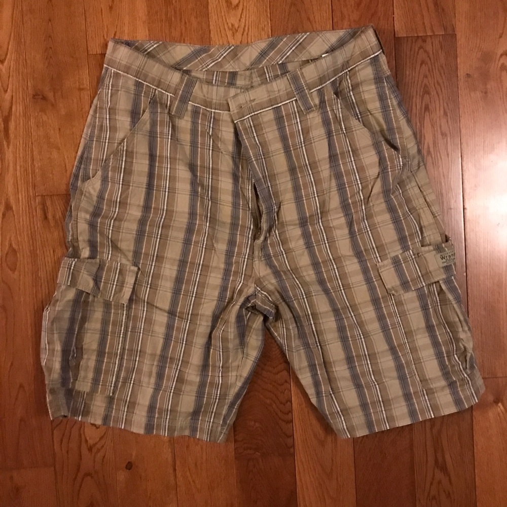 Men's Wrangler HERO plaid shorts