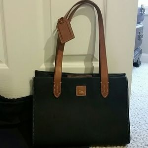 Dooney & Burke Navy Leather Handbag
