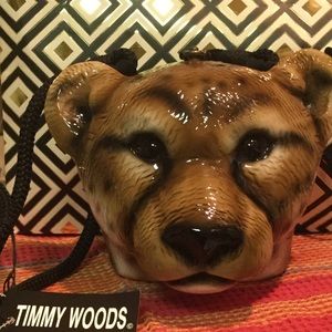 Timmy Woods Ocelot Handbag *new with tags*