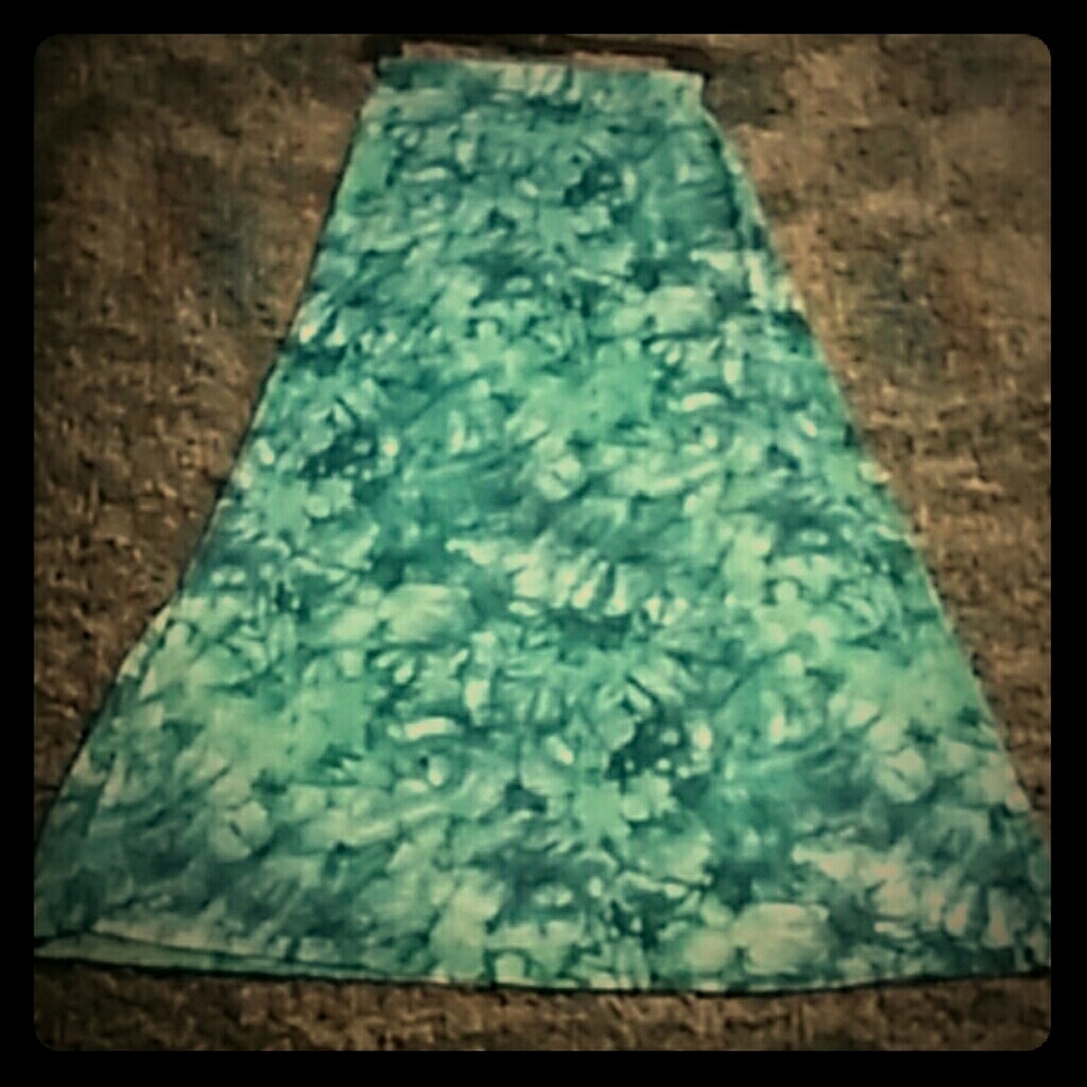 Flowy Tie Dye A-Line Maxi Skirt NWOT