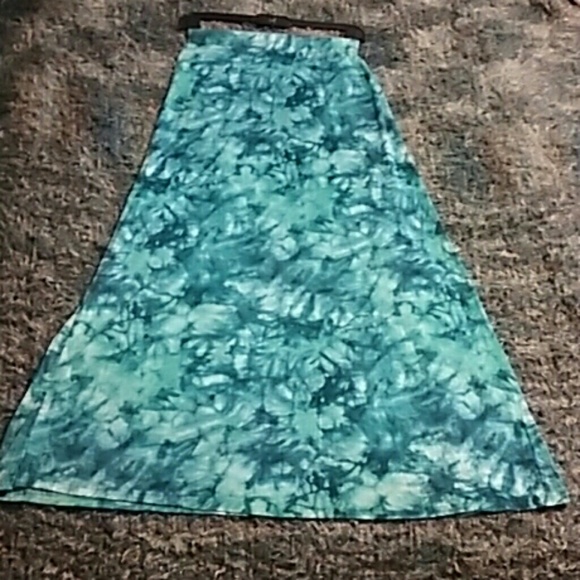 Flowy Tie Dye A-Line Maxi Skirt NWOT - Picture 2 of 6