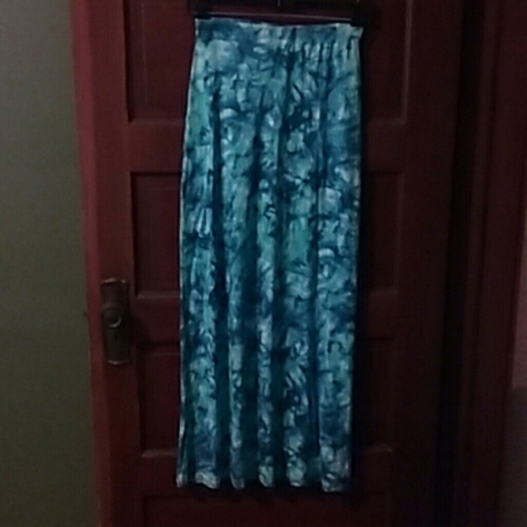 Flowy Tie Dye A-Line Maxi Skirt NWOT - Picture 4 of 6