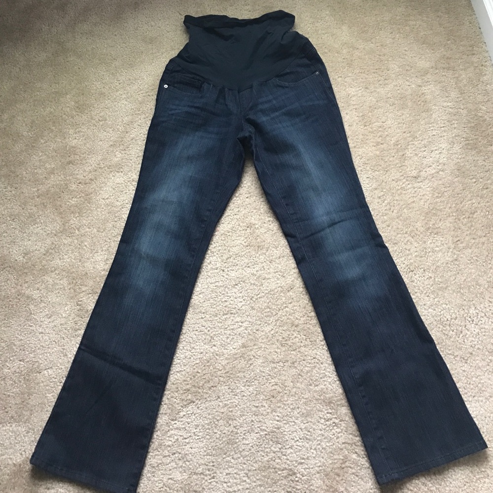 Boot cut maternity stretch jeans size M